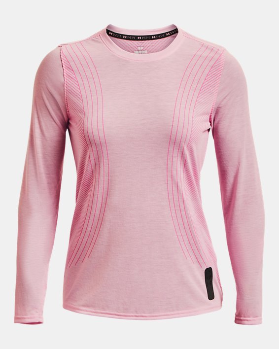 UA Run Anywhere Breeze LS in Pink image number 4